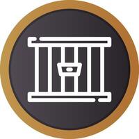 Jail Creative Icon Design vector