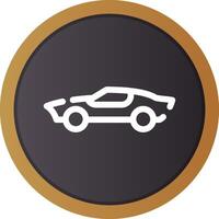 Sports Car Creative Icon Design vector