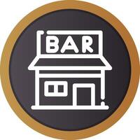 Bar Creative Icon Design vector