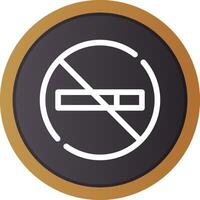 No Smoke Creative Icon Design vector