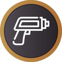 Thermometer Gun Creative Icon Design vector