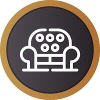 Sofa Creative Icon Design vector