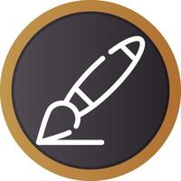 Paint Brush Creative Icon Design vector