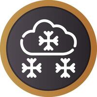 Snowy Creative Icon Design vector