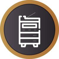 Photocopier Creative Icon Design vector