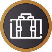 Suitcase Creative Icon Design vector