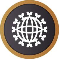 Global Network Creative Icon Design vector