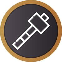 Hammer Creative Icon Design vector