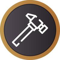 Hammer Creative Icon Design vector