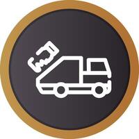 Garbage Truck Creative Icon Design vector