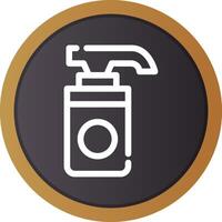 Liquid Soap Creative Icon Design vector