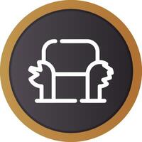 Sofa Creative Icon Design vector