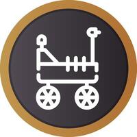 Mars Rover Creative Icon Design vector