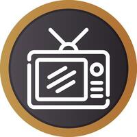 Tv Creative Icon Design vector