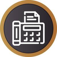 Fax Creative Icon Design vector