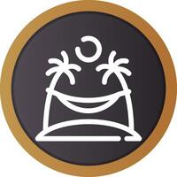 Hammock Creative Icon Design vector