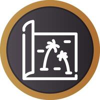 Map Creative Icon Design vector