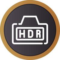 Hdr Creative Icon Design vector