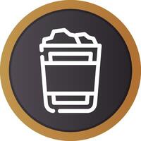 Paper Bin Creative Icon Design vector