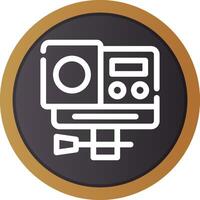 Action Camera Creative Icon Design vector