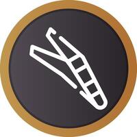 Tweezers Creative Icon Design vector