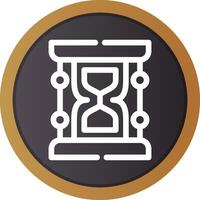 diseño de icono creativo de reloj de arena vector