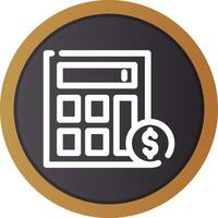 Accountant Creative Icon Design vector