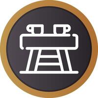 Coffee Table Creative Icon Design vector