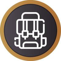 Backpack Creative Icon Design vector