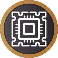 Processor Creative Icon Design vector