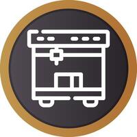 3D Printing Creative Icon Design vector
