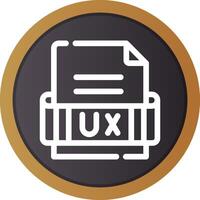 Ux Format Creative Icon Design vector