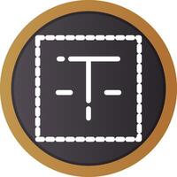 Text Box Creative Icon Design vector