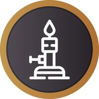 Bunsen Burner Creative Icon Design vector