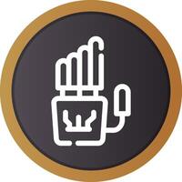 Robot Hand Creative Icon Design vector