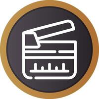 Clapperboard Creative Icon Design vector