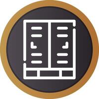 Lockers Creative Icon Design vector