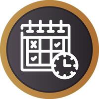 Schedule Creative Icon Design vector