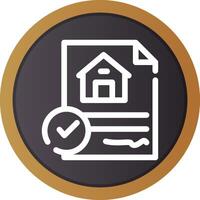 Home Insurance Creative Icon Design vector