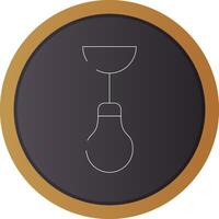 Ceiling Lamp Creative Icon Design vector