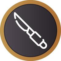 Line Cutter Creative Icon Design vector