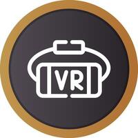 VR Glasses Creative Icon Design vector