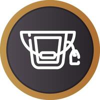 Bucket Creative Icon Design vector