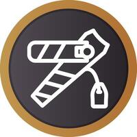 Nail Cutter Creative Icon Design vector