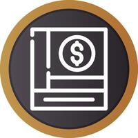 Price Book Creative Icon Design vector