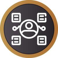 User Predictions Creative Icon Design vector