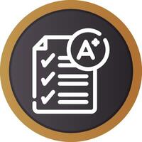 Grade Creative Icon Design vector