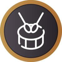 Drum Creative Icon Design vector