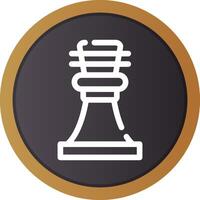 Chess Game Creative Icon Design vector