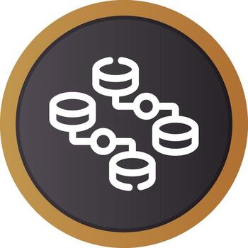 desestructurado datos creativo icono diseño vector